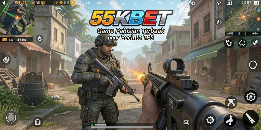Tampilan gameplay menakjubkan di 55KBET dengan aksi TPS yang mendebarkan.