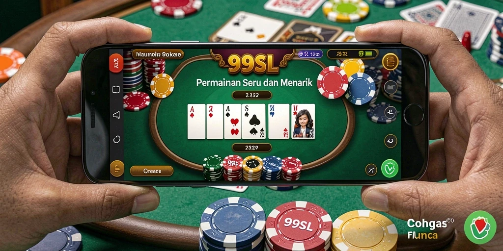 Tampilan screenshot gameplay Poker di 99SL yang menarik.