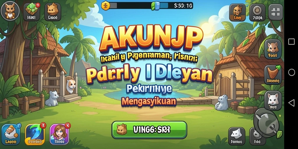 Tampilan gameplay <strong>AKUNJP</strong> yang menarik dan memukau.
