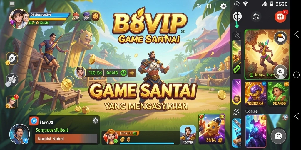 Screenshot B8VIP menampilkan aktivitas seru dan gameplay yang mengasyikkan.