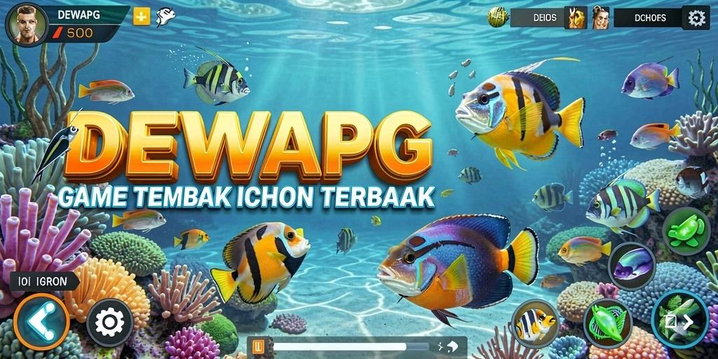 Gameplay seru menembak ikan di DEWAPG.