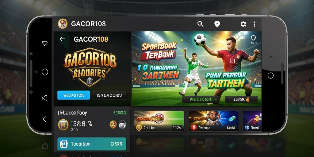 Tampilan gameplay menarik dan intuitif dari GACOR108.