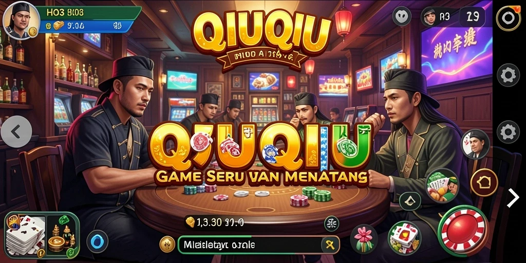 Tangkapan layar utama HO3 menampilkan gameplay QiuQiu yang mendebarkan.