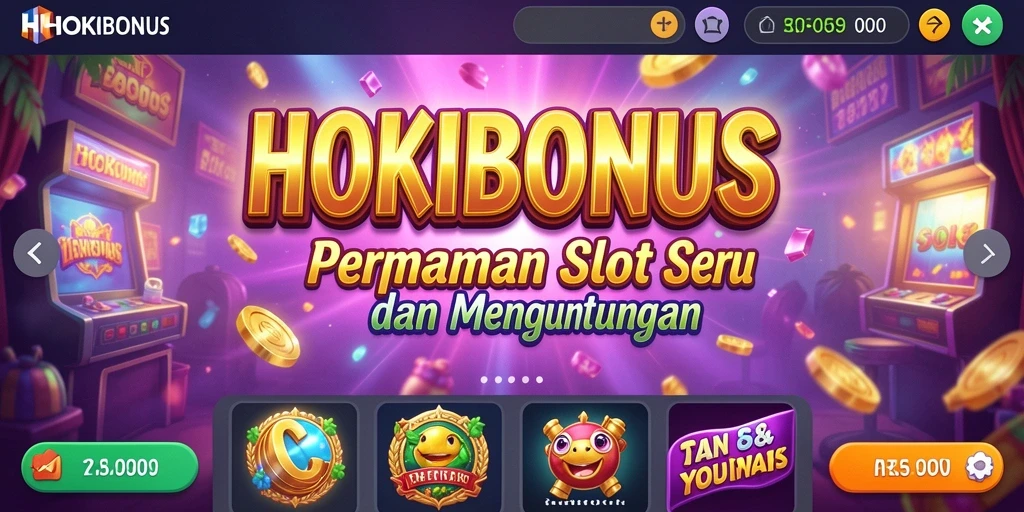 Tampilan gameplay HOKIBONUS yang seru dan menarik.