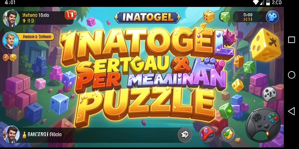 Tangkapan layar gameplay INATOGEL menampilkan teka-teki menantang.