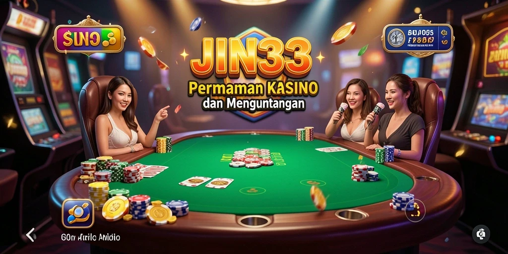 Gameplay seru di JIN33 yang menghadirkan keseruan kasino.