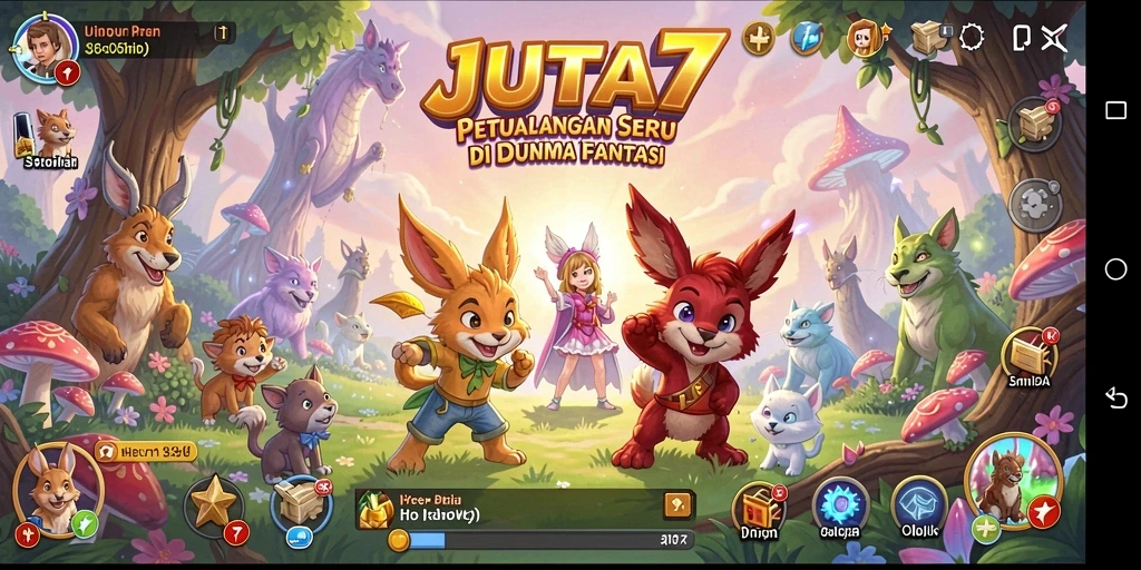Tampilkan gameplay menantang dengan karakter dan level yang menarik.