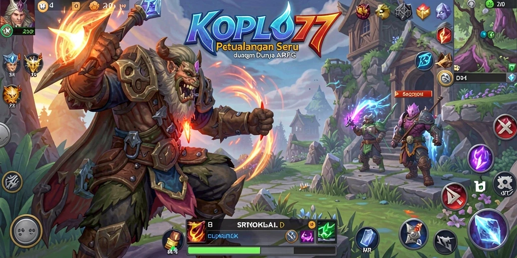 Tampilan gameplay menakjubkan KOPLO77 dalam dunia ARPG.