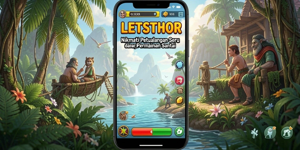 Tampilan menarik dari gameplay LETSTHOR yang menyenangkan.