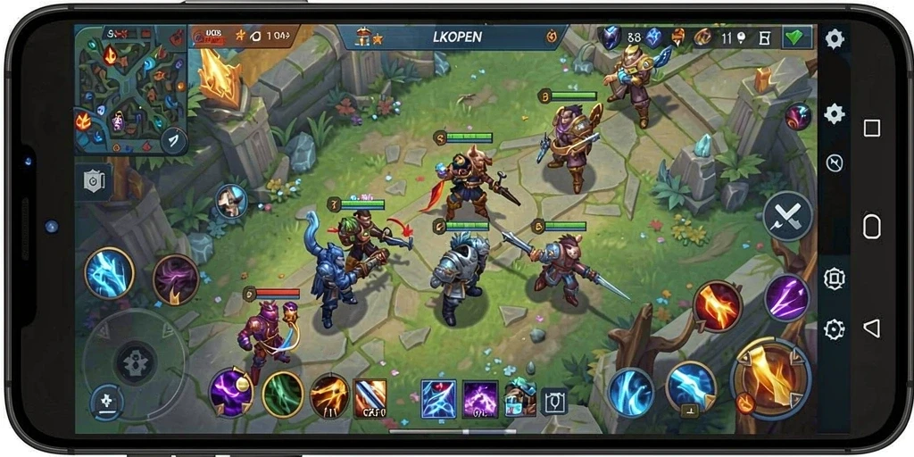 Gameplay LKOPEN yang mendebarkan dan kompetitif.