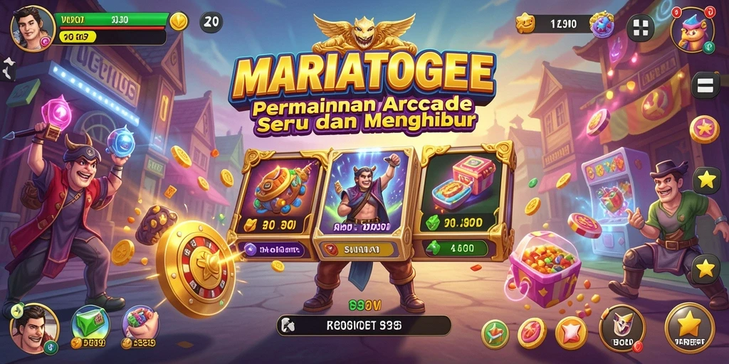 Screenshot MARIATOGEL menampilkan aksi gameplay yang seru di dalam permainan.