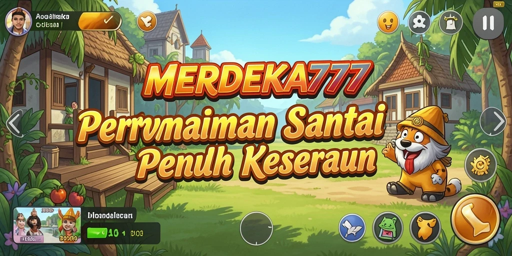 Tampilan menarik dan gameplay seru dalam MERDEKA777.