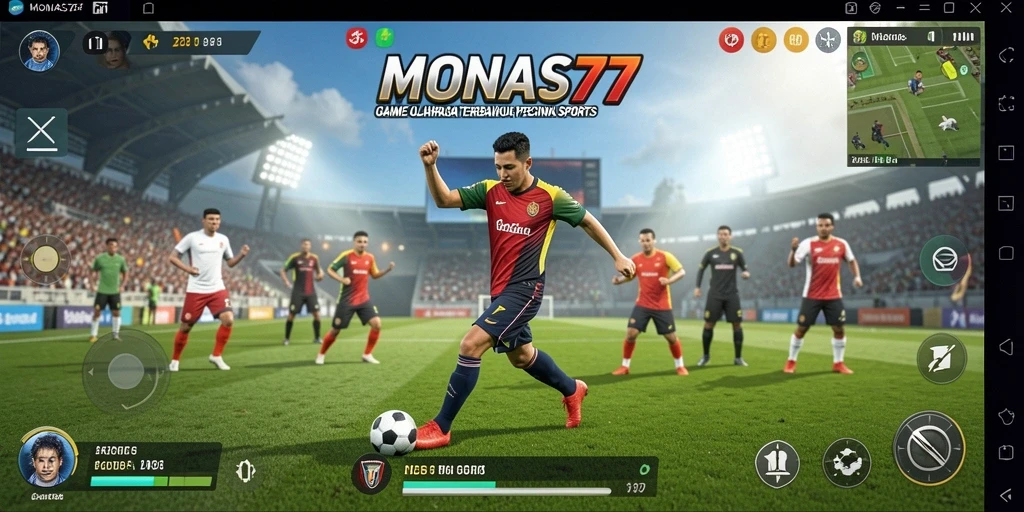 Tampilan gameplay seru dari MONAS77 dalam cabang olahraga.