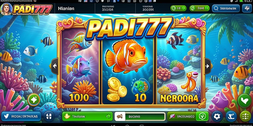 Tampilan gameplay PADI777 dengan slot menarik dan fitur bonus.