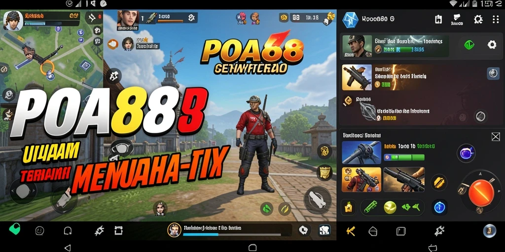 Screenshot utama POA88 menampilkan antarmuka pengguna yang bersih dan fungsional.
