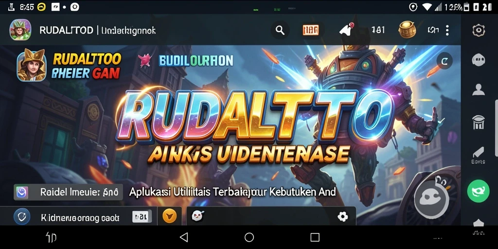 Tampilan utama RUDALTOTO yang sederhana dan mudah digunakan.