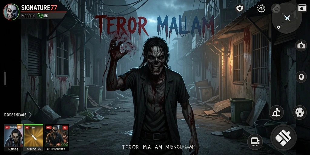 Tampak gameplay menakutkan di dalam SIGNATURE77.