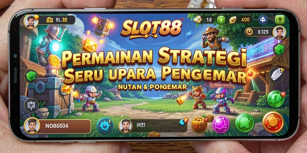 Screenshot utama SLOT88 menampilkan gameplay strategi yang menegangkan.