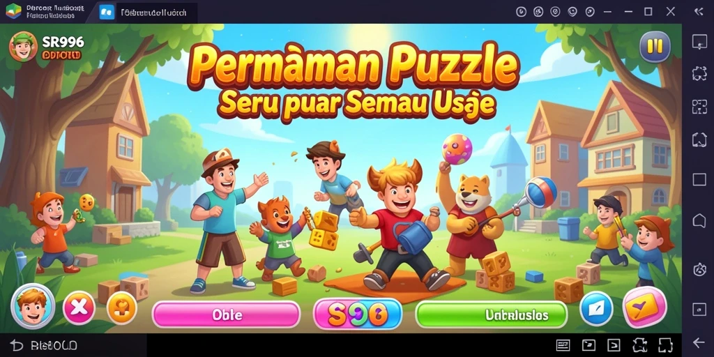 Tampilan gameplay yang menantang dari SR996 dengan berbagai puzzle.