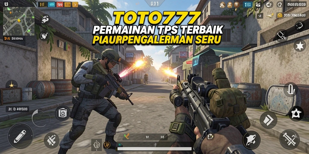 Tangkapan layar TOTO777 menampilkan aksi seru dalam permainan TPS.