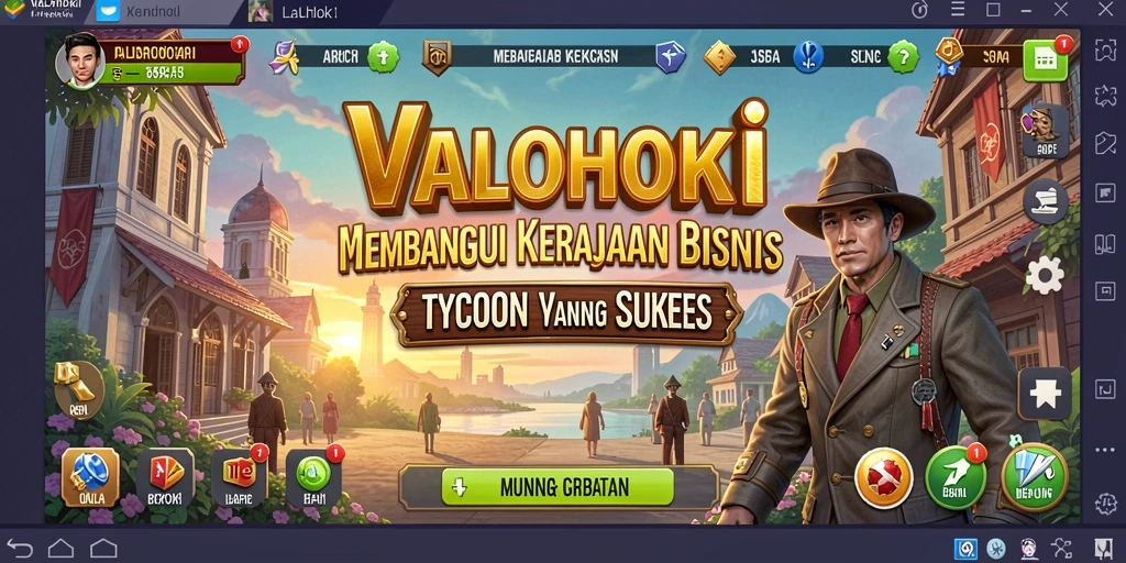 Tampilan gameplay <strong>VALOHOKI</strong> yang menarik dan penuh aksi Tycoon.