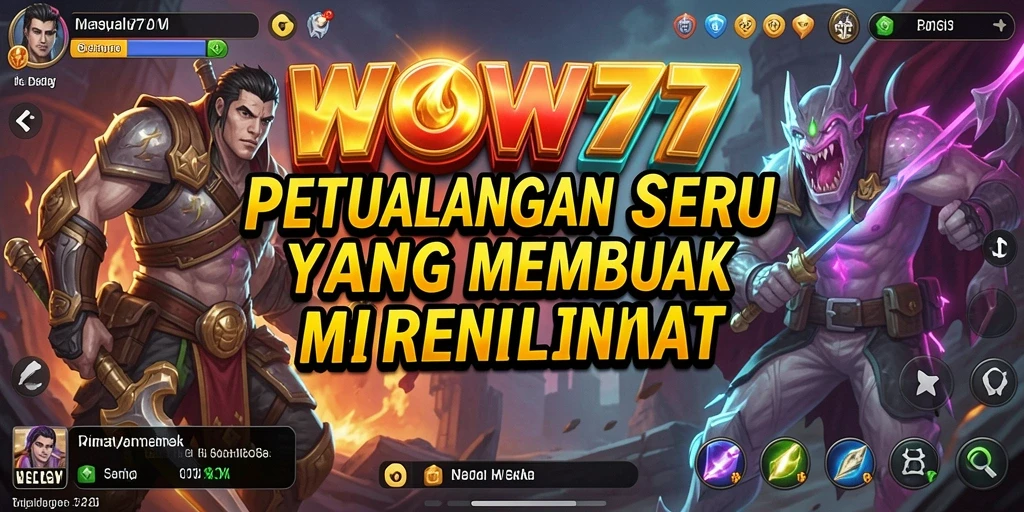 Tampilan gameplay menegangkan dengan petualangan yang tidak terlupakan.