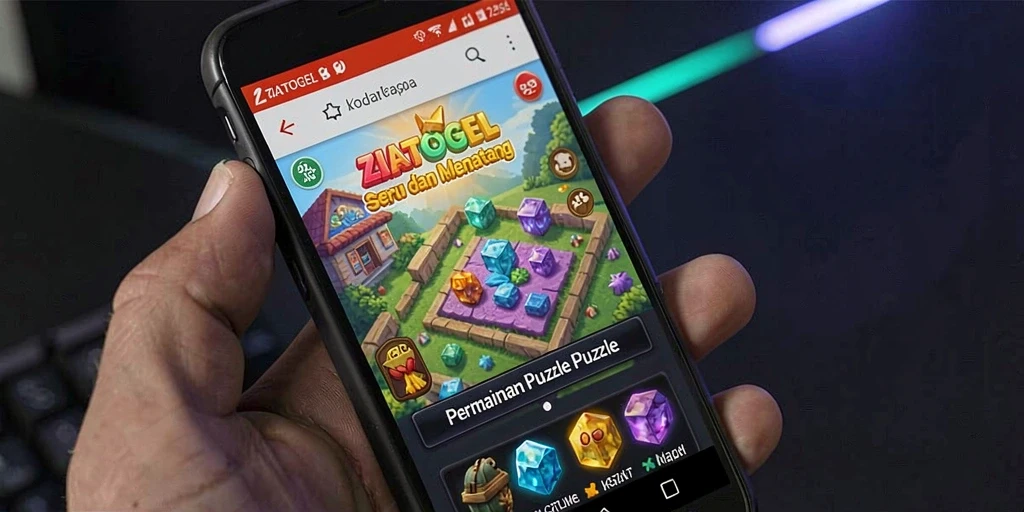 Tampilan gameplay ZIATOGEL yang penuh teka-teki dan tantangan.