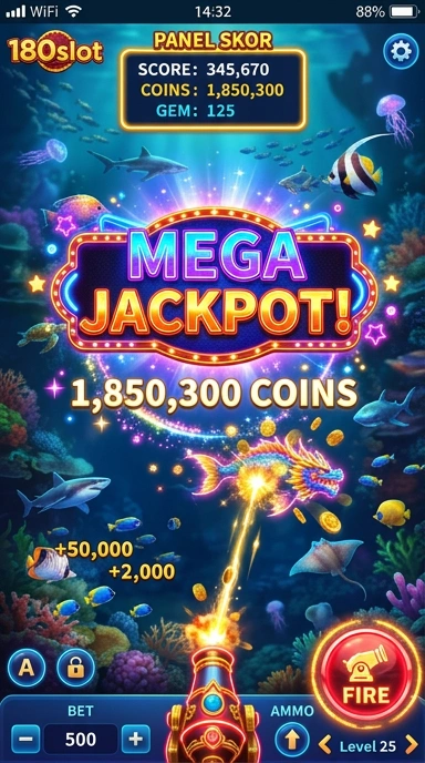 Tampilan antarmuka aplikasi 180slot yang menarik.